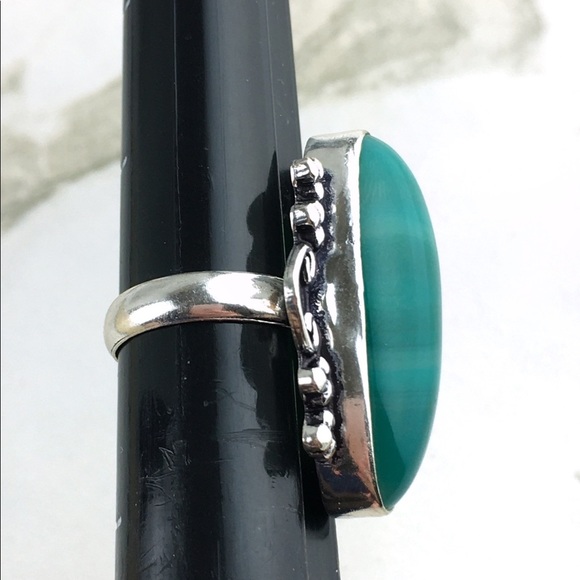 Botswana Agate Stone Ring Size 6 - Picture 8 of 12
